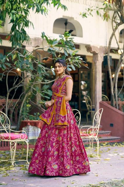 Pure Dolla silk pink Affordable Lehenga Choli in Mumbai